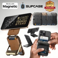 ที่ใส่บัตร ติดโทรศัพท์ มีขาตั้ง SUPCASE Magnetic Wallet with Stand